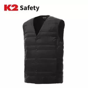 K2 세이프티 브이넥 구스다운 경량 베스트 패딩 동계 조끼