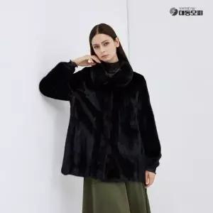 [대동모피] SAGA 휘메일 풀스킨 밍크 코트(블랙)[35567530]