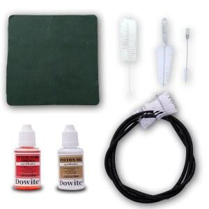 [미국배송] 다우이트 트럼펫 & 코넷 클리닝 키트 - 밸브 튜닝 슬라이드 그리스 유연한 스네이크 및 마우스피스 브러시 극세사 천이 포함된 올인원 브라스 악기 유지보수 세트