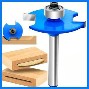 비스킷 조인트 라우터 비트 1/4인치 샹크 비스킷 조인트 슬롯 커터 라우터 비트 목재 비스킷 커터 목공 커