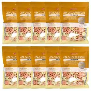 애니펫 비타 칼슘 비스켓 100g X 10개 강아지 칭찬 훈련간식