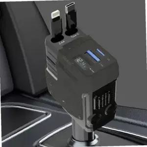 차량용 시거잭 고속 충전기 8핀 C타입 자동차일보조배터리