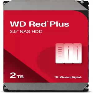 웨스턴 디지털 2TB WD 레드 플러스 NAS 내장 하드 드라이브 HDD - 5400RPM SATA 6Gb/s CMR 64MB 캐시