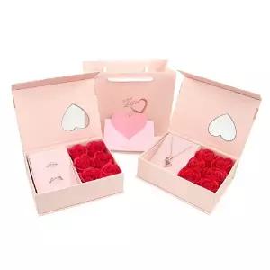 럭셔리 주얼리선물상자 장미 추천 연인 기획상품 용돈박스 비누꽃 부모님 선물