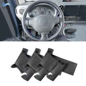 푸조 호환 207 전문가 파트너 Citroen Berlingo Jumpy For Toyota 호환 Proace 천공 극세사 가죽 스티어링