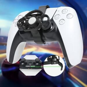 [호환품]1개 미니 소형 호환 레이싱 게임 스티어링 휠 교체용  PS5 컨트롤러 액세서리