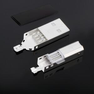 하이엔드 USB 커넥터 세트 A + B Hifi 오디오 플러그 케이블 HIFI DIY 인터페이스 터미널 포트 데이터 라인