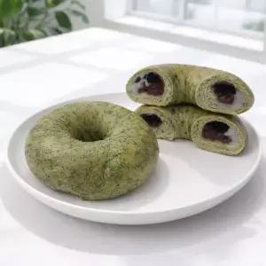 저당 다이어트 우리쌀 식사대용 유기농 비건 쑥떡팥 베이글 빵 5개입