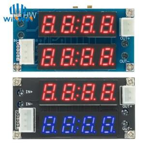 조절식 전원 CC/CV 스텝 다운 충전 모듈 LED 드라이버 전압계 전류계 정전류 정전압 XL4015 5A 1 개