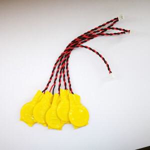 노트북 마더보드 BIOS CMOS 배터리 와이어 분해 포함 CR1616 2 핀 5개/몫