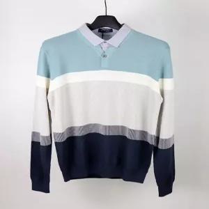 [브렌우드]남성 셔츠레이어드 이노버 니트 민트