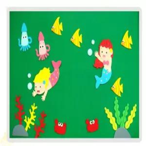 레비바 환경꾸미기소품 대 여름-인어공주 1개입 초등학교 놀이학교