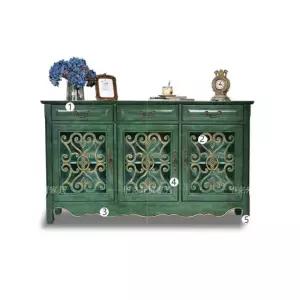 빈티지 콘솔 수납장 엔틱 콘솔수납장 협탁 미니 현관 복도