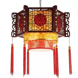 중국식당 홍등 조명 호텔 레스토랑 육각형 인테리어 등불 번영 식당 선술집 마라탕 중국홍등