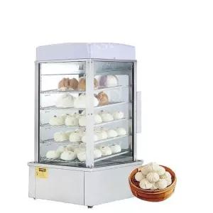 편의점호빵기계 휴게소 찜기 호빵 대용량 수육 업소용 간식 5단 단열 온도제어 만두 전자동