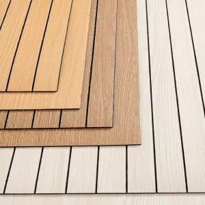 소르베어 템바보드벽지 시공 나무 아트월 침대헤드