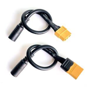 전원 XT30 암수 플러그 충전 변환기 케이블 충전기용 XT60 커넥터에서 RC