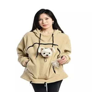 올원픽 강아지캥거루후드티 겨울 주머니옷 강아지