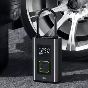 아이리 휴대용 자동 에어펌프 타이어 무선 전동 공기주입기 자전거 바람 공기압 보조배터리