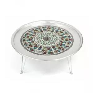 왕대 접이식발상 시골밥상 2호 양은밥상 2인용