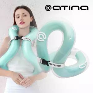 아티나  주니어 성인 튜브형 부력보조복 버블 넥베스트 80kg