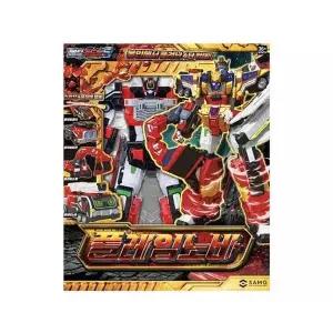 [SAMG Entertainment]메탈카드봇S 플레임노바 소방차로봇 헬리콥터로봇 포크레인로봇