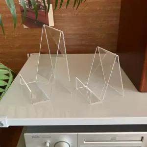 아크릴거치대 투명 LP CD 전시 스탠드 책전시대 CD 액자 다용도 사용