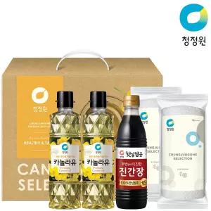 청정원 선물세트 카놀라유실속 26년 설선물세트