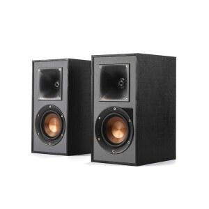 Klipsch R-41PM 전원 책장 스피커, 블랙