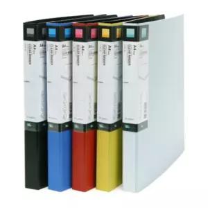 A4 40매 3공 D링 바인더 투명 비닐 포켓 화일 클리어 파일 홀더 포트폴리오북 활동 작품 상장 보관 정리 악