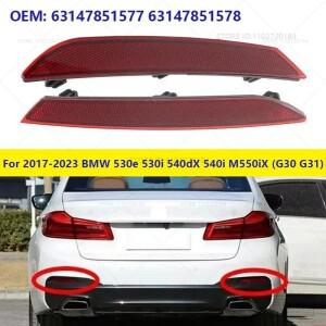 리어 범퍼 리플렉터 라이트 63147851577 2017-2023 BMW 530e G30 G31