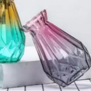 북유럽 SYA052K4 소품 유리병 레드그레이