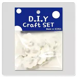 꽃마운트 흰색 10EA 문구 용품 노트 장식 사무기기 팬시 아이디어 상품 필기구 화이트