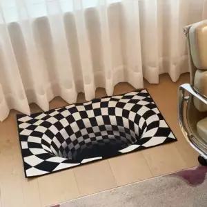 (상품선택 어릿광대 40X60cm)3D 착시 트릭 매트 카페트 2종 강아지 고양이 놀이 입체 발매트 체크 러그