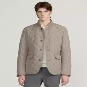 닥스 남성 25SS [하이랜더] 베이지 프리미엄 퀼팅 자켓형 점퍼 DMJU5AC11I2