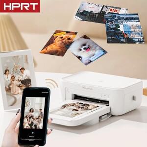 HPRT CP4000L 인스턴트 컬러 포토 프린터 300dpi 데스크탑 가정용 열 승화 OR 4x6'' 인치 인화지 리본