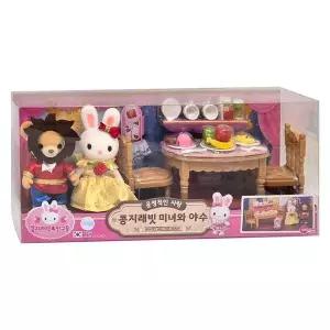 [알티피아]콩지래빗 미녀와 야수 피규어 어린이 역할 놀이 인형 장난감