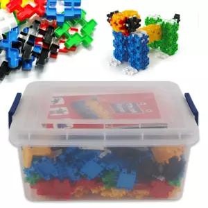 에듀 플러스 어린이 유치원 블록 놀이 조립 쌓기 만들기 80P