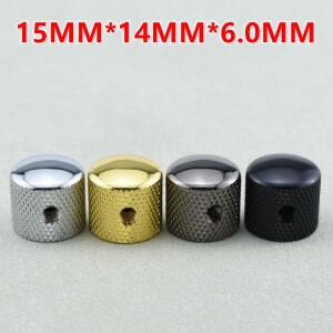 [호환품]일렉트릭 기타 베이스용 오리진 G.F 미니 소형 호환 돔 메탈 노브 1개 15MMx14MMx6.0MM