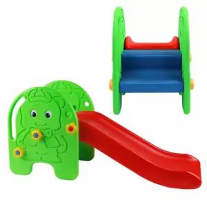 쿠쿠토이즈 유아 아기 높낮이조절 일체형 계단 베이비 미끄럼틀 선물