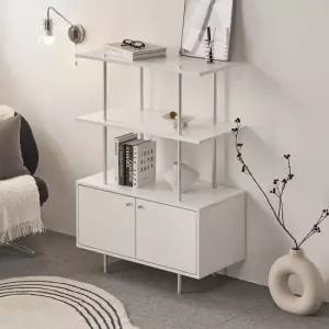 파로마 네오 모르딕 모듈 4단 수납 선반장 800 NES1778