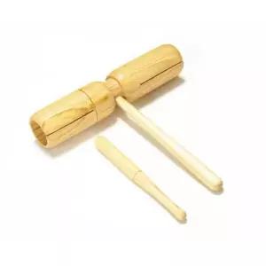 [에이치플러스몰]우드블럭 타악기 리듬 연주 악기 소리 낼 수 있는 박자 장난감