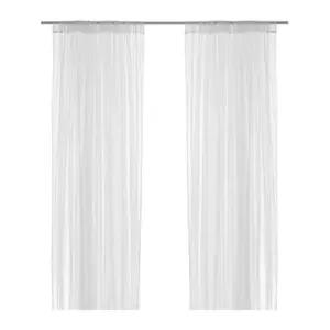 [룽스]LILL 커튼 한쌍 화이트커튼 280x250cm