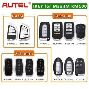 디스플레이 자동차키 AUTEL MaxiIM IKEY 면도기 프리미엄 표준 스타일 스마트 키, KM100 IM508 키 생성기