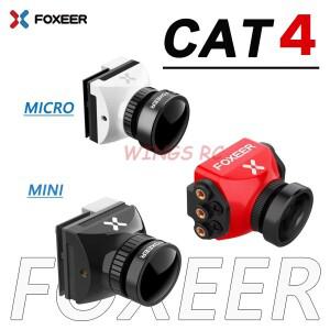 Foxeer Cat 4 마이크로/Cat 미니 소형 1200TVL 0.00001Lux FPV 야간 카메라 PAL/NTSC 4:3/16:9 소니 호환호