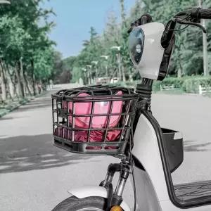 전기자전거 앞바구니 배달 자전거 부품 방수 수납 야채