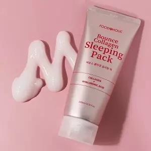 [푸드어홀릭](무료배송)푸드어홀릭 바운스 콜라겐 슬리핑 팩 200ml /수분크림 수면팩 물광