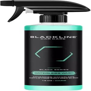 블랙라인 워터리스 워시 ？ 고급 차량용 노 린스 고광택 광택 페인트 유리 크롬 랩에 안전 스크래치 방지 및