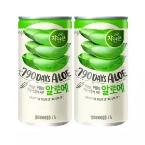 웅진 자연은 알로에 주스 180ml 30캔