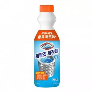 세탁기 청소 세정제 유한락스 500ml 세탁조 클리너 세정 용액 (WFKLOA6)